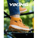 Viking Goretex vaikiški kedai su auliuku geltoni